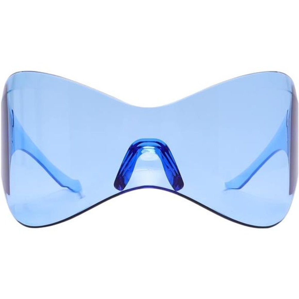Blue Infinity Chic Shield Sunglasses